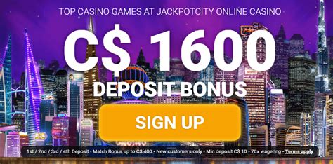 jackpot city bonus codes
